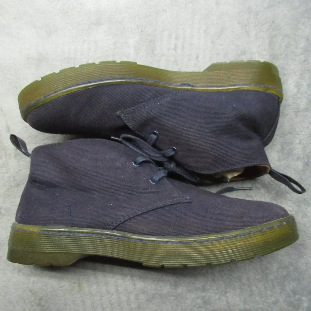 Dr Martens Shoes Unisex Mens‎ 7 Women 8 Blue Mayport Canvas Chukka Casual Dress